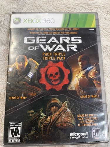 Gears war triple - gears, (xbox
