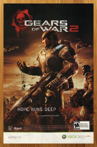 2008 gears war xbox - gears, 360