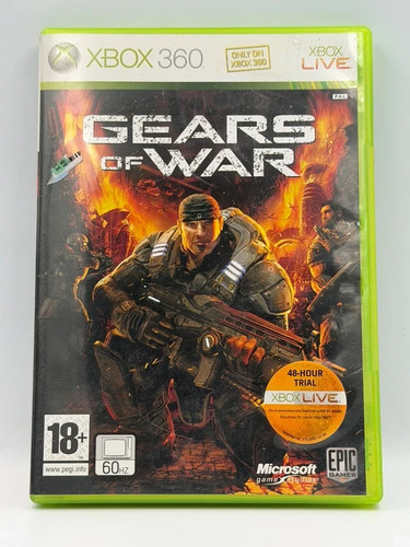 Gears war xbox 360 - of, completo